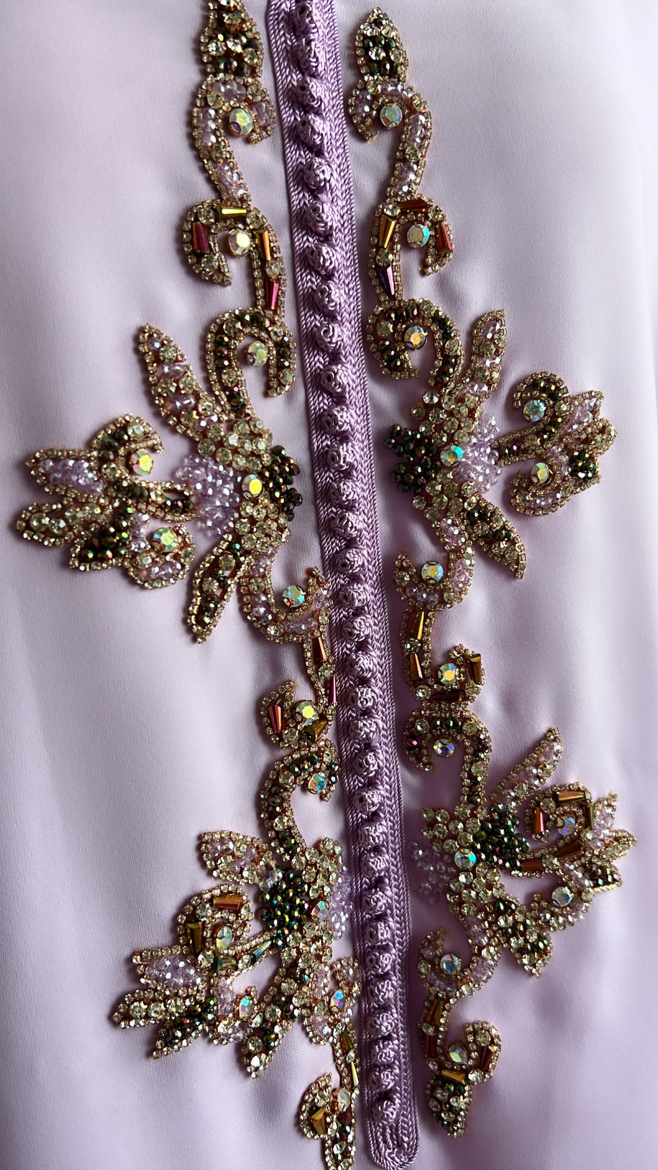 DJELLABA MAUVE PERLÉE