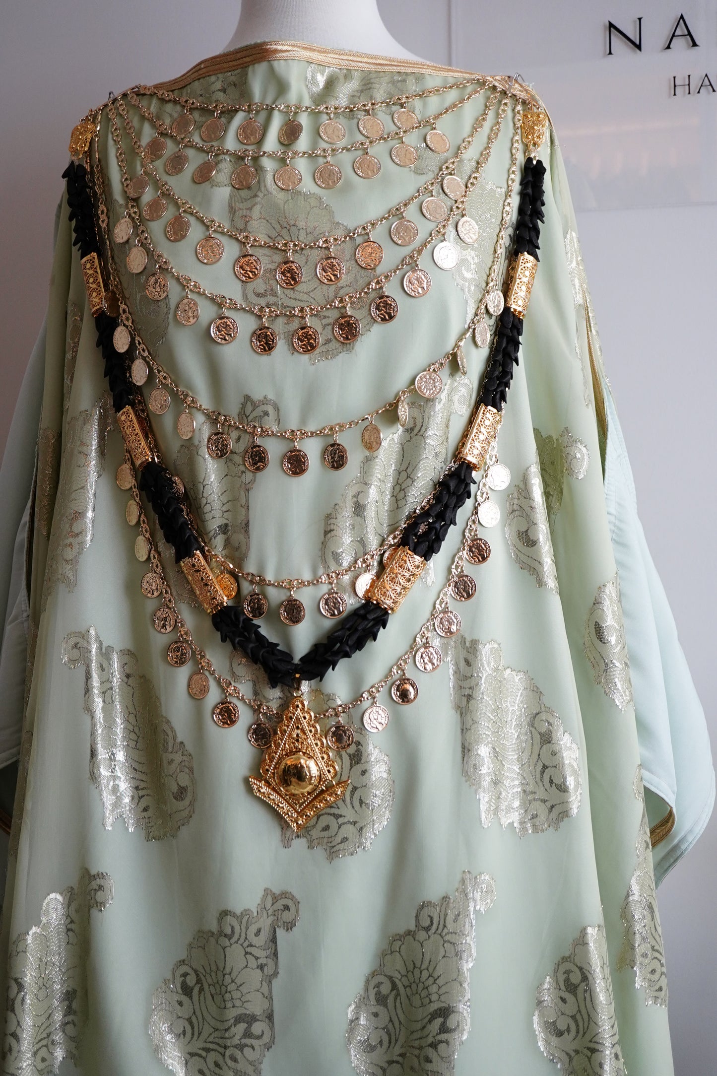 ROBE CHAOUI TURQUOISE