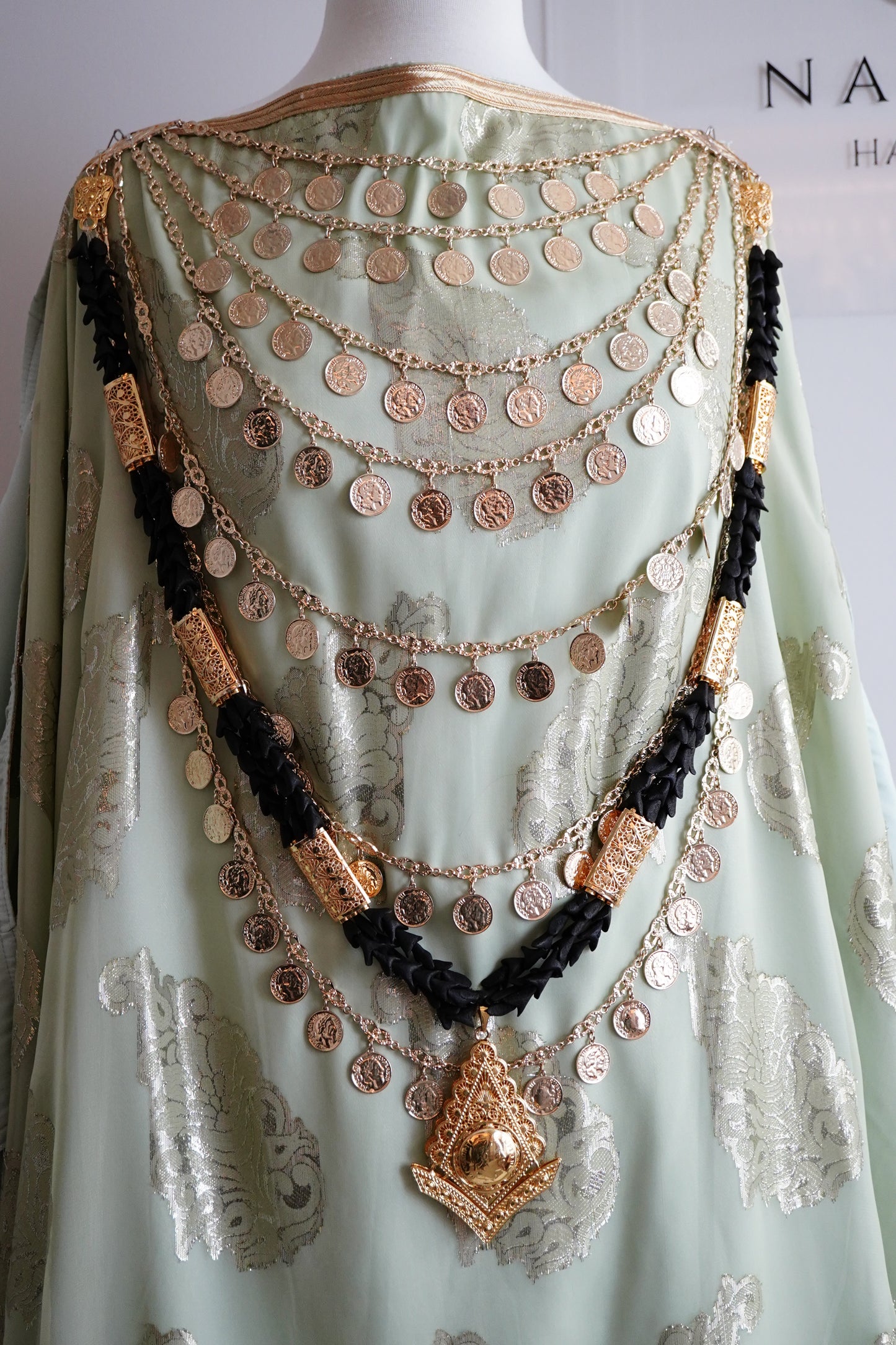 ROBE CHAOUI TURQUOISE