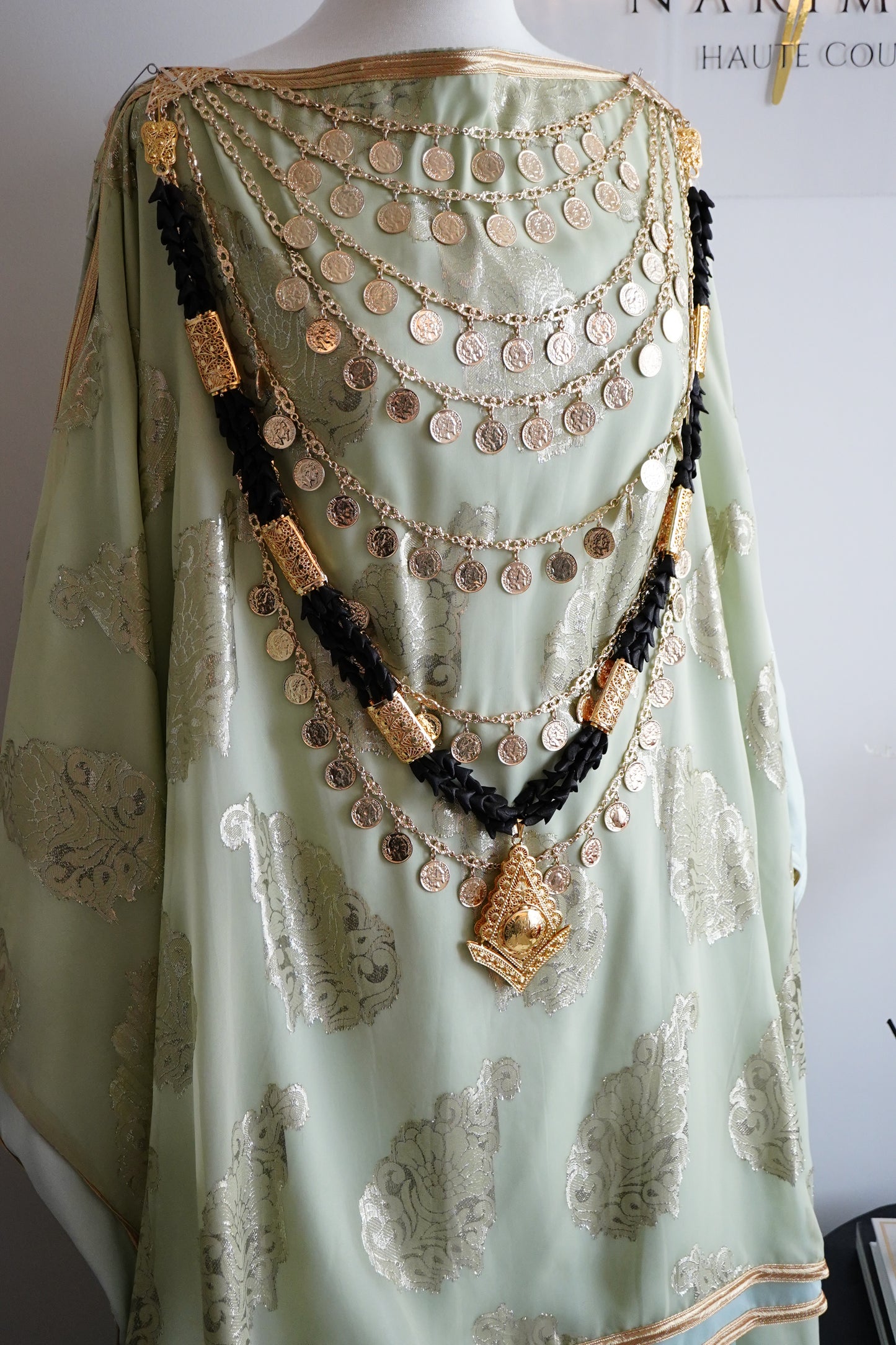 ROBE CHAOUI TURQUOISE