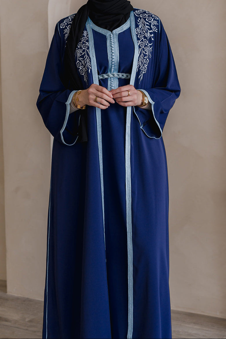CAFTAN NORA - BLEU