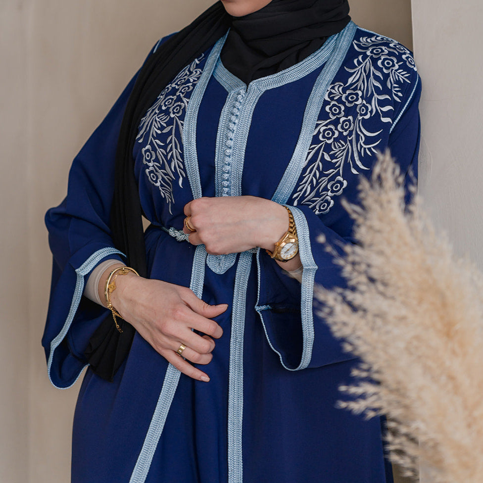 CAFTAN NORA - BLEU