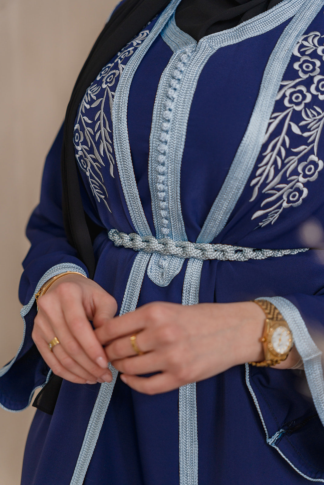 CAFTAN NORA - BLEU
