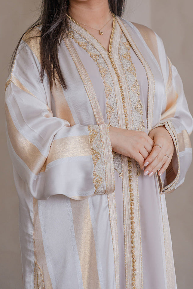 CAFTAN NOUR - BEIGE ROSÉ