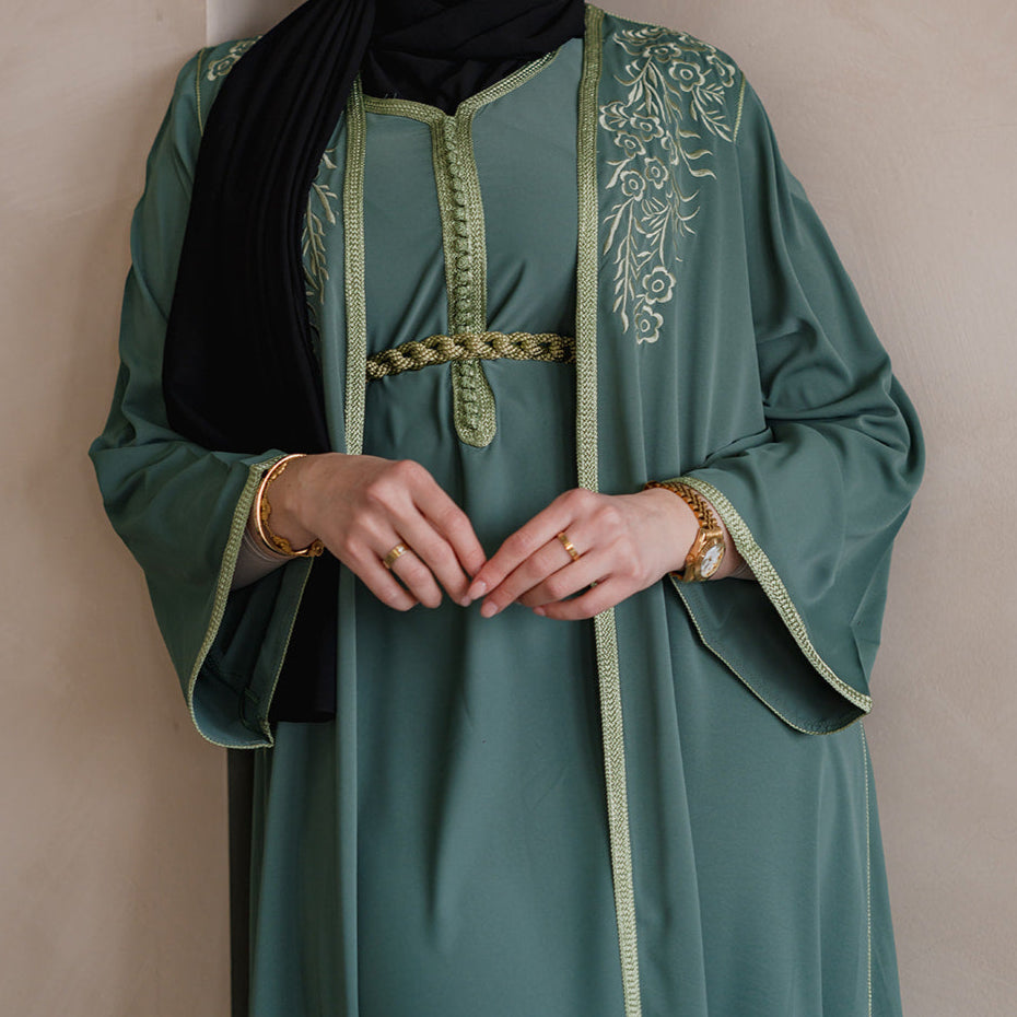 CAFTAN NORA - VERT