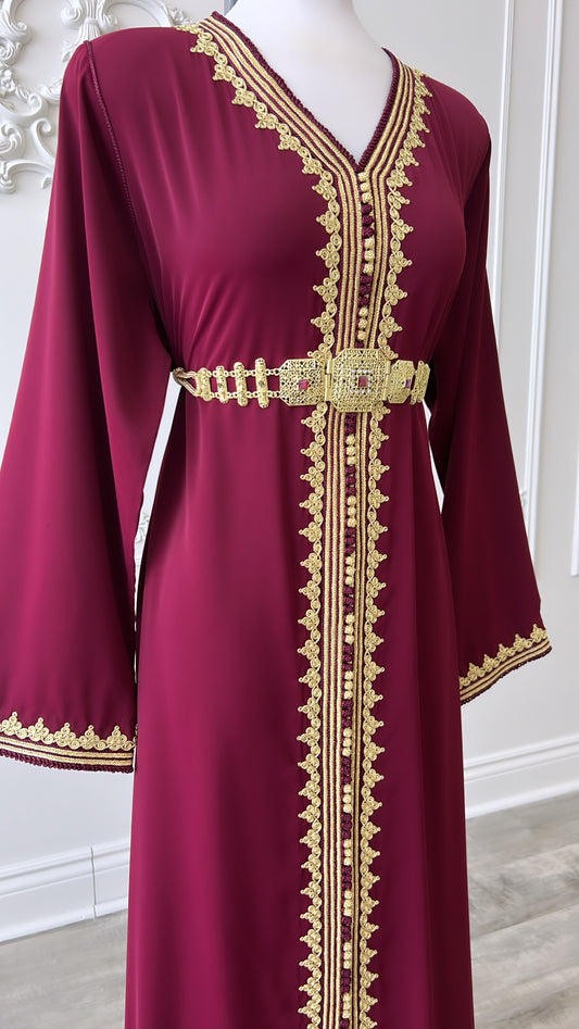 CAFTAN LAMIA BORDEAUX