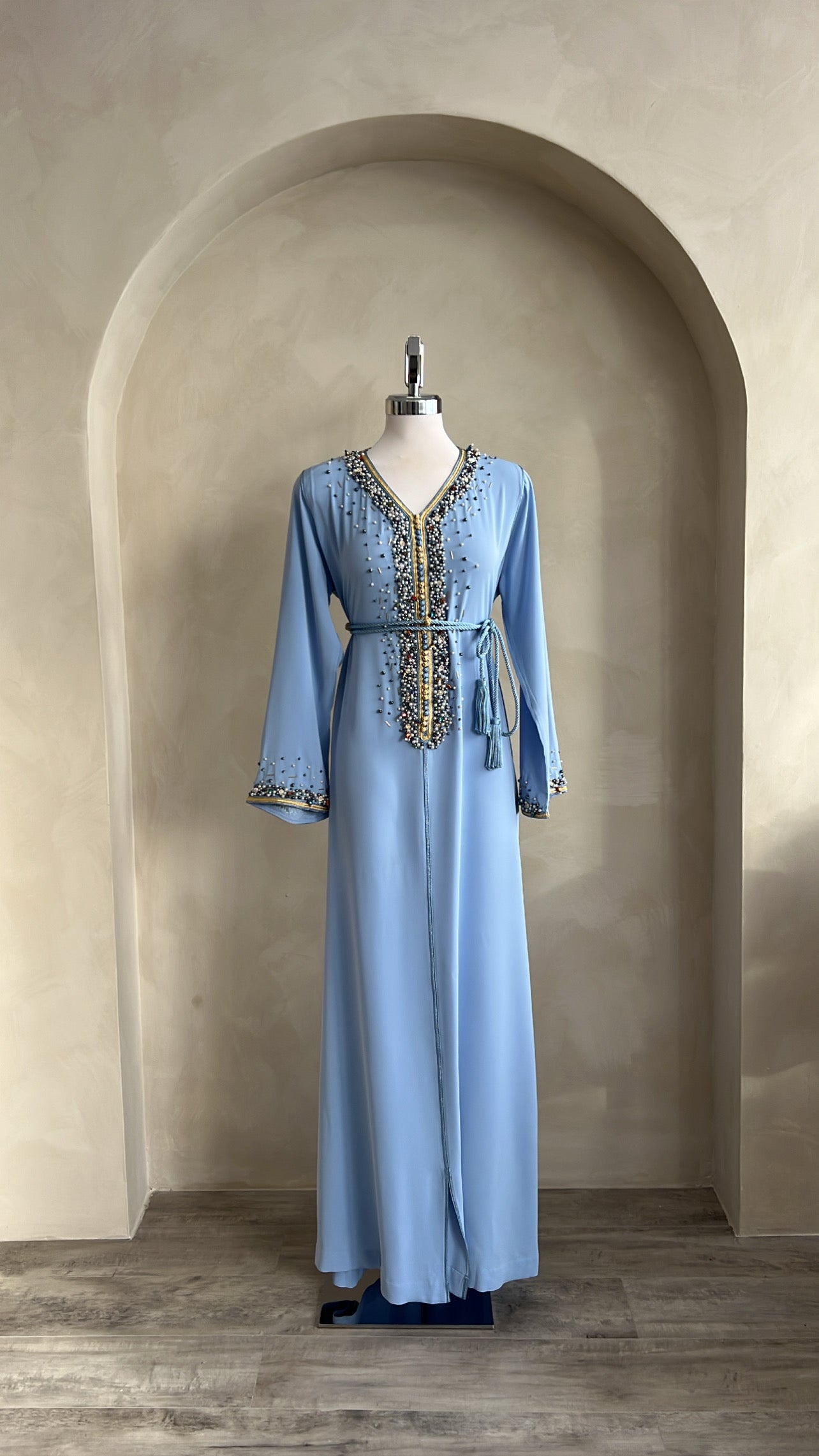 CAFTAN AMANDA BLEU