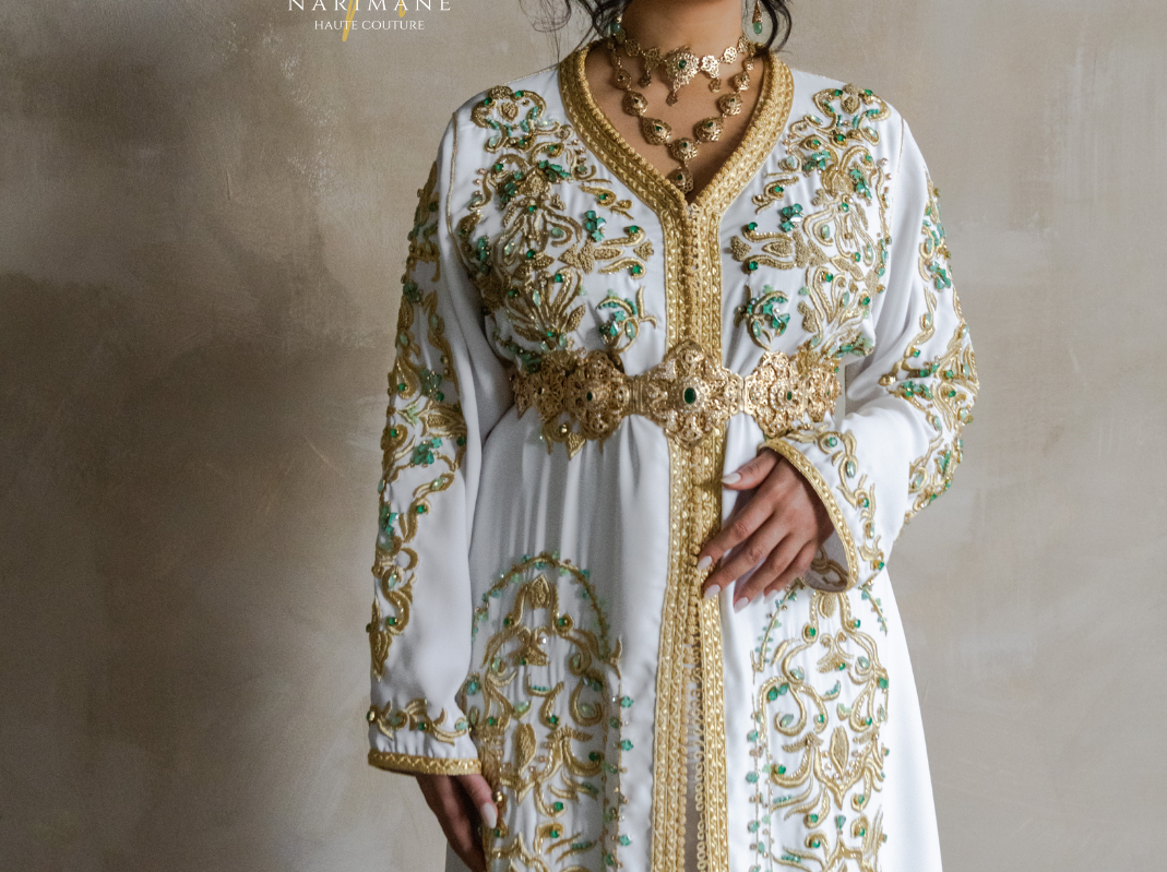 CAFTAN HAUTE COUTURE MINT