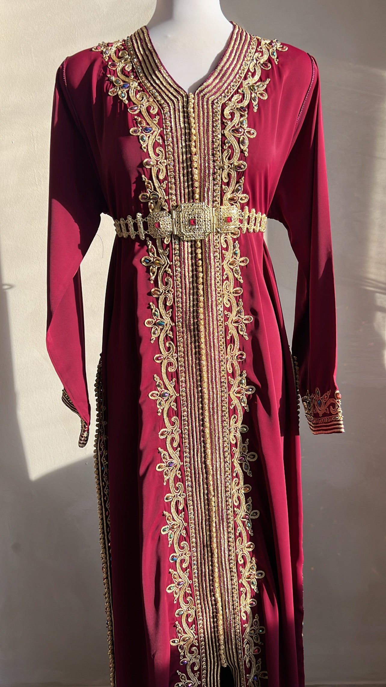 CAFTAN ABIR BORDEAUX