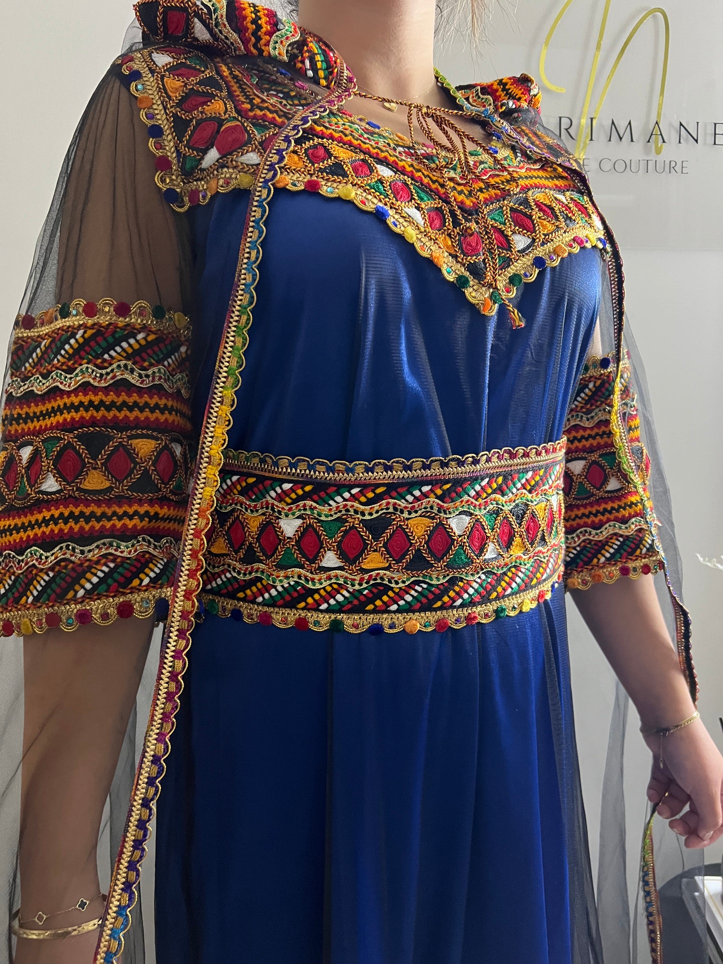 ROBE KABYLE BLEUE 1