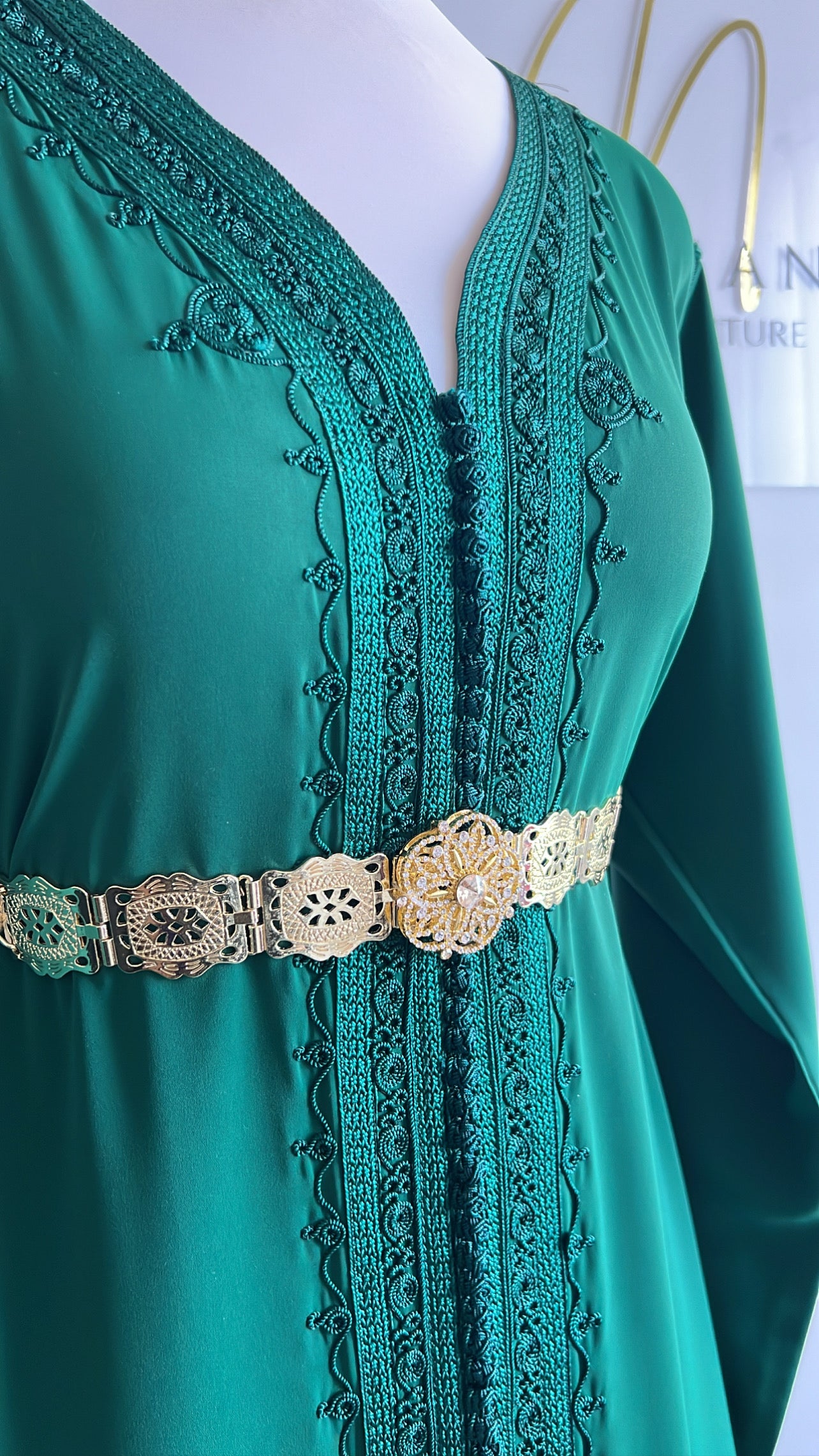 CAFTAN MANAL VERT