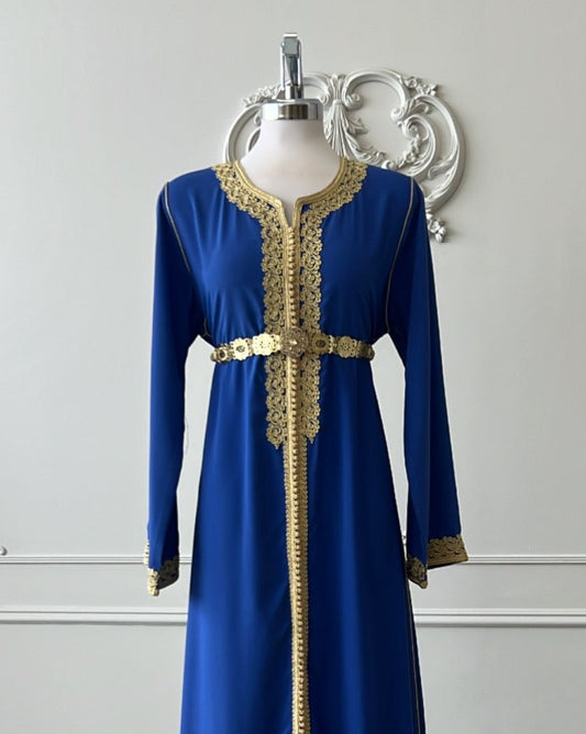 CAFTAN NAJOUA BLEU