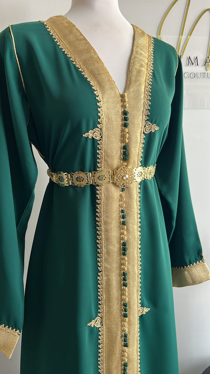 CAFTAN MALIKA VERT