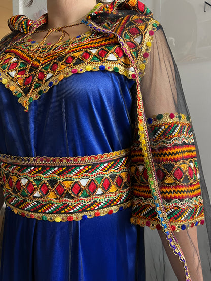 ROBE KABYLE BLEUE 1