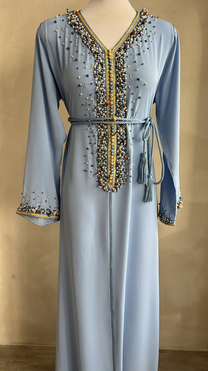 CAFTAN AMANDA BLEU