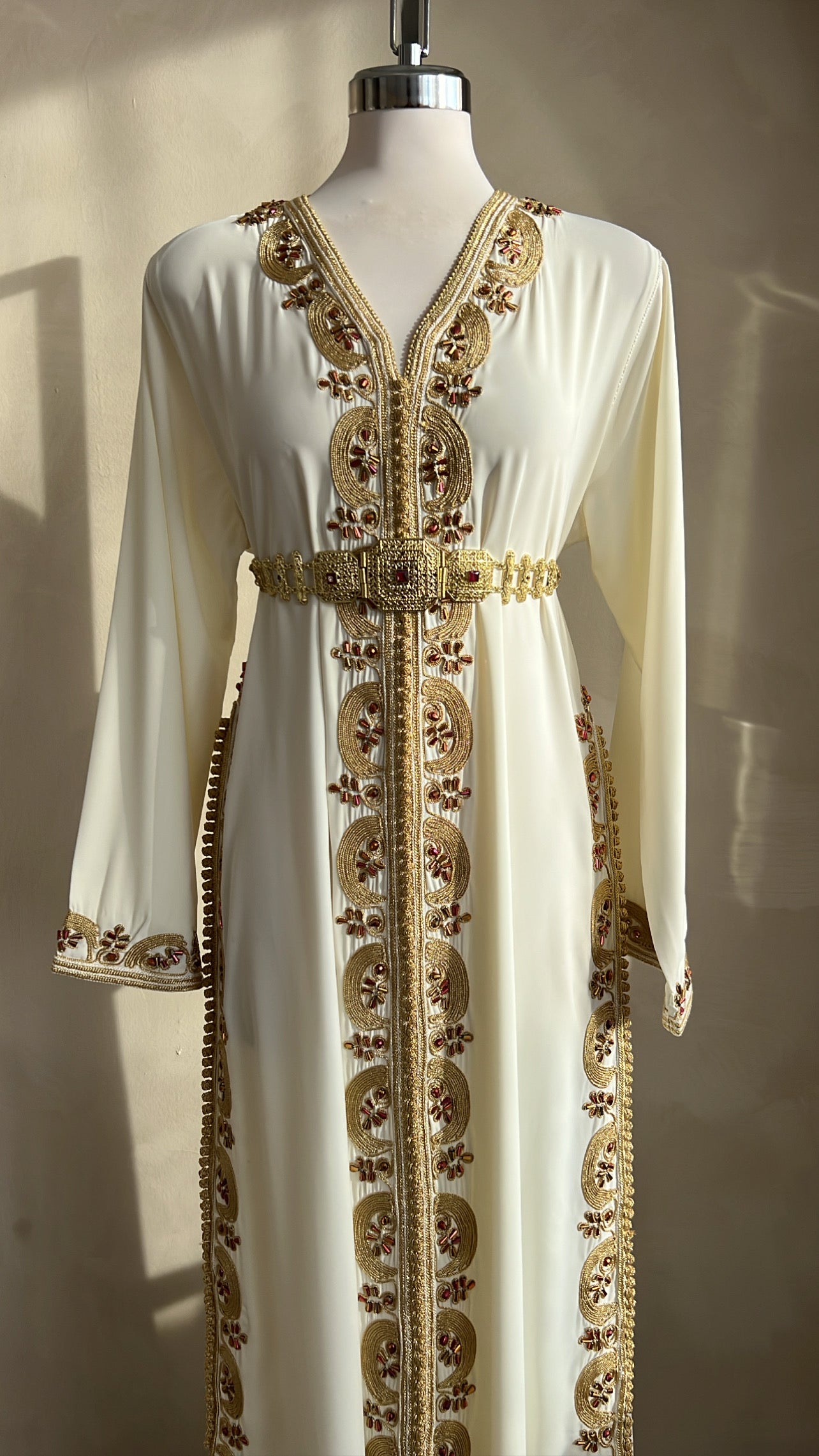 CAFTAN TASNIM BLANC