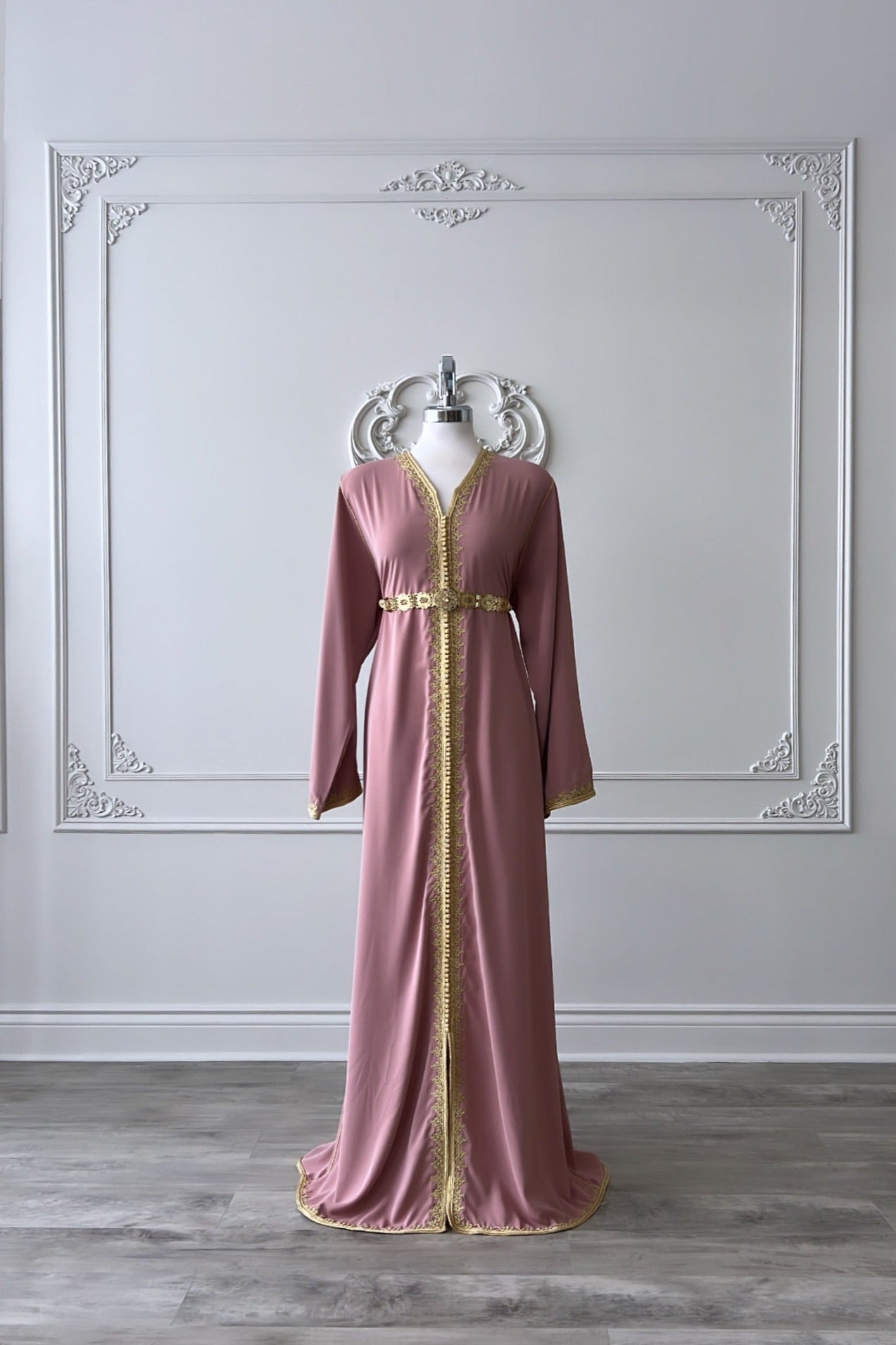 CAFTAN NAWAL ROSE POUDRÉ