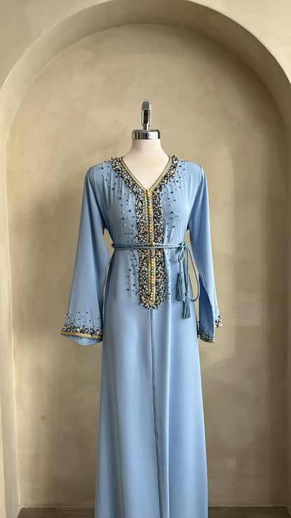 CAFTAN AMANDA BLEU