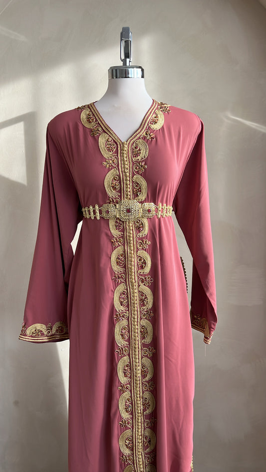 CAFTAN TASNIM ROSE POUDRÉ