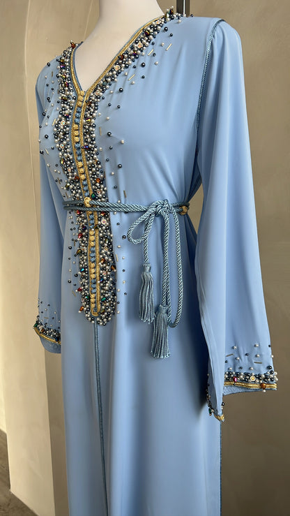 CAFTAN AMANDA BLEU