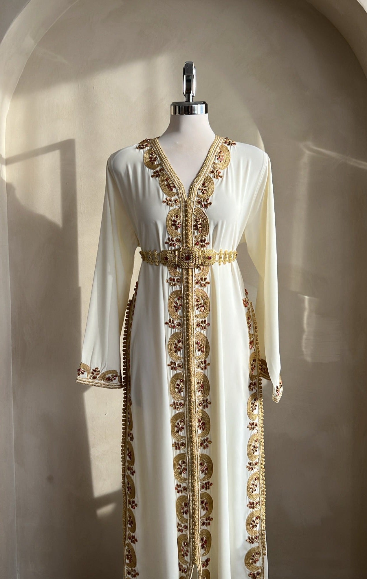 CAFTAN TASNIM BLANC