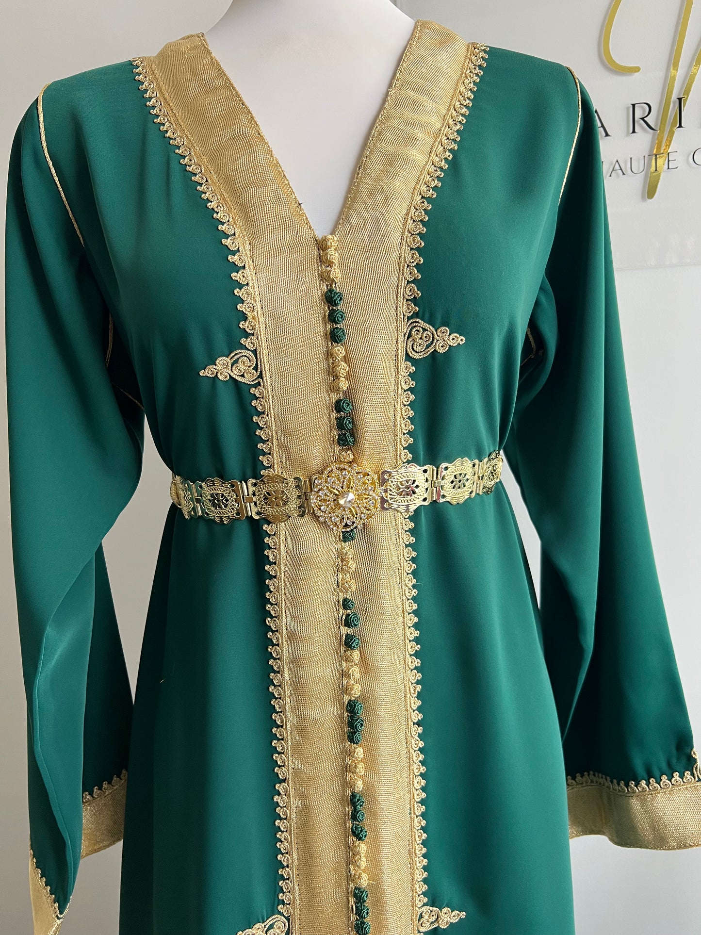 CAFTAN MALIKA VERT