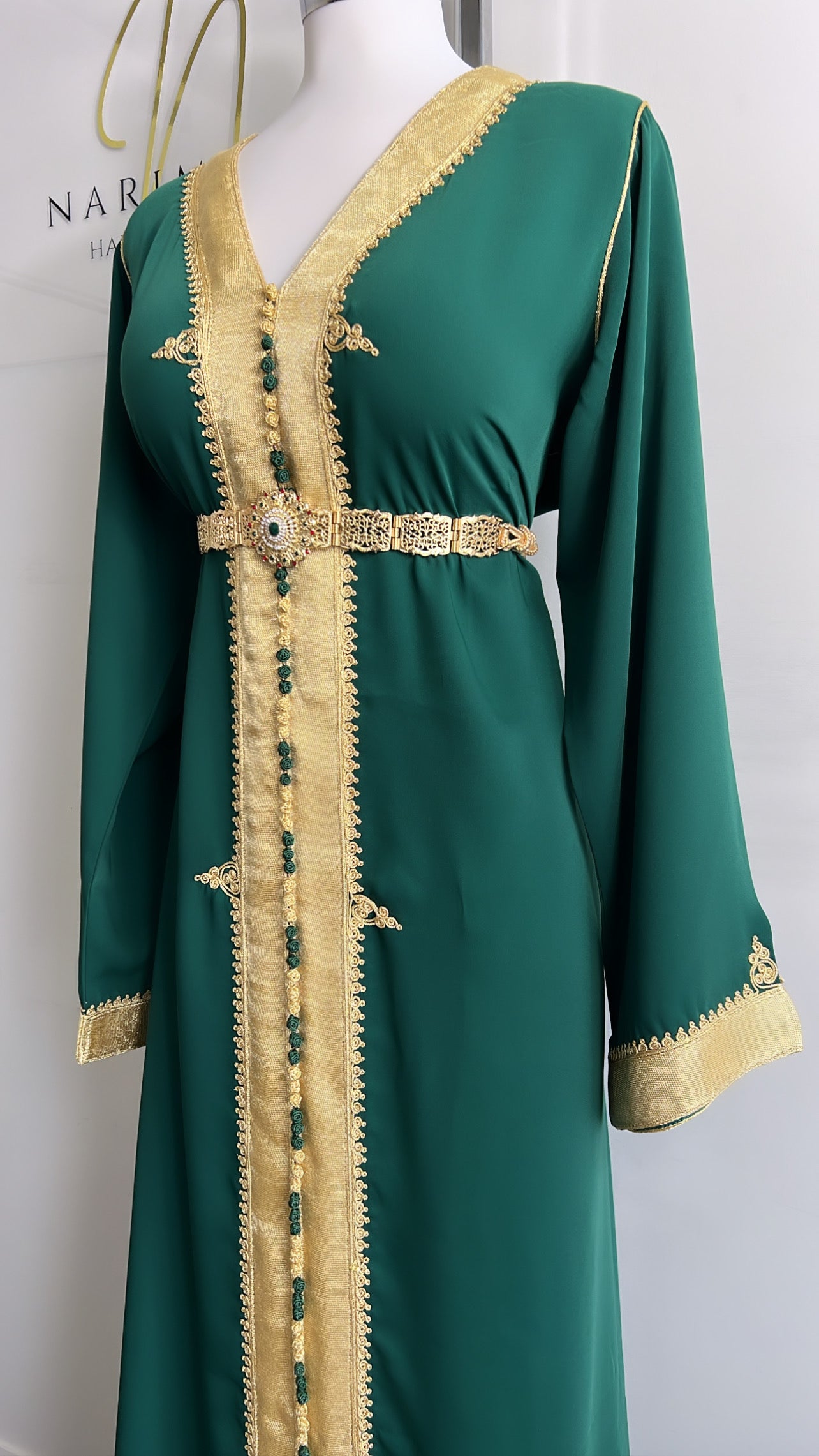 CAFTAN MALIKA VERT