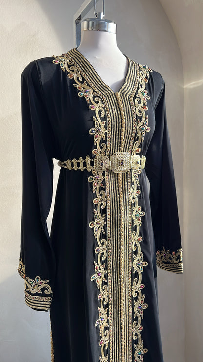 CAFTAN ABIR NOIR