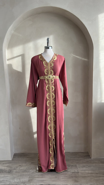 CAFTAN TASNIM ROSE POUDRÉ