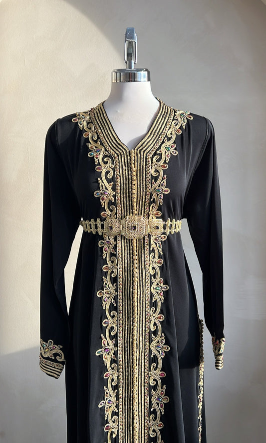 CAFTAN ABIR NOIR