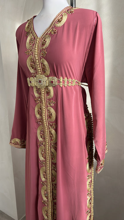 CAFTAN TASNIM ROSE POUDRÉ