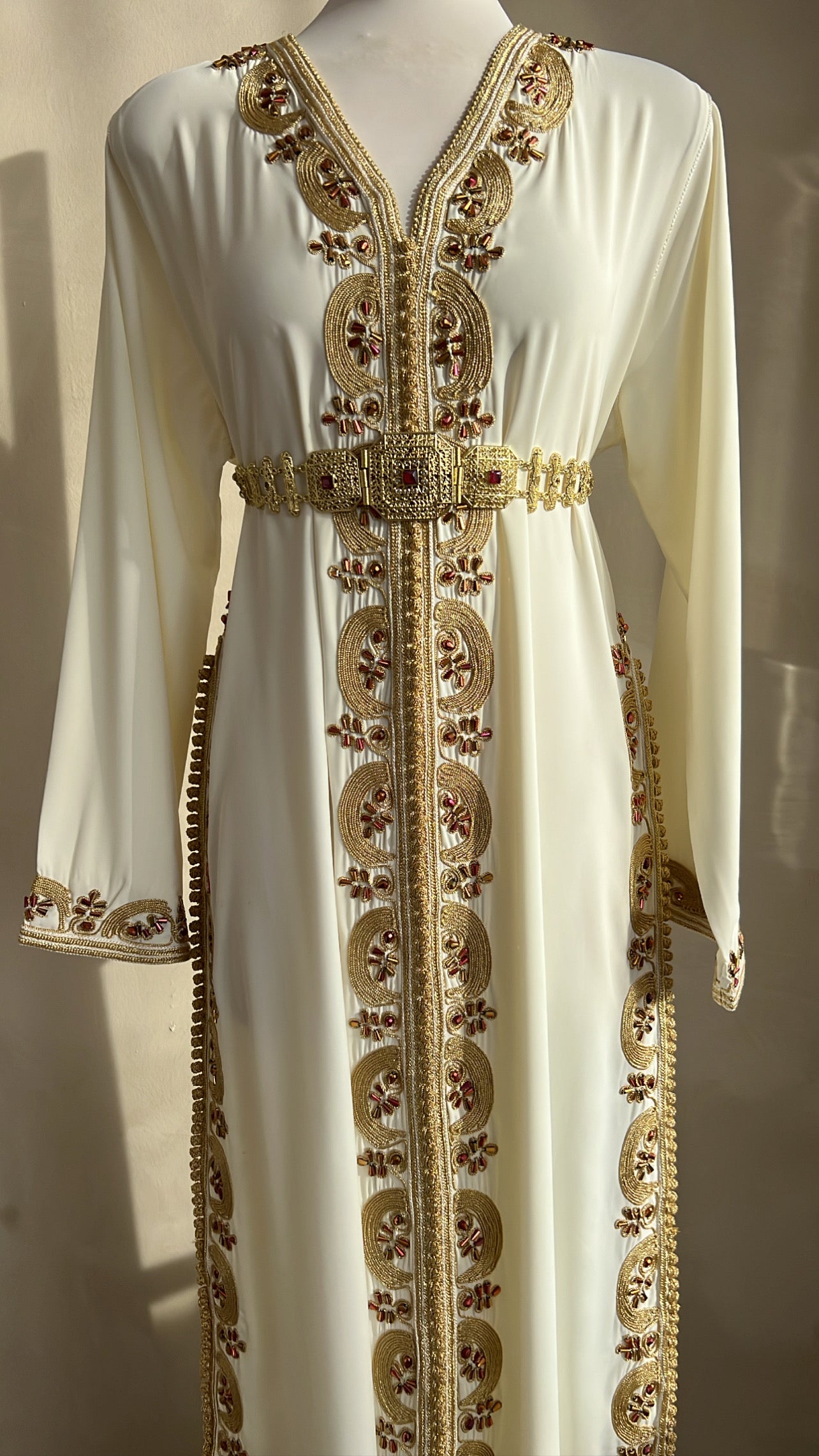 CAFTAN TASNIM BLANC