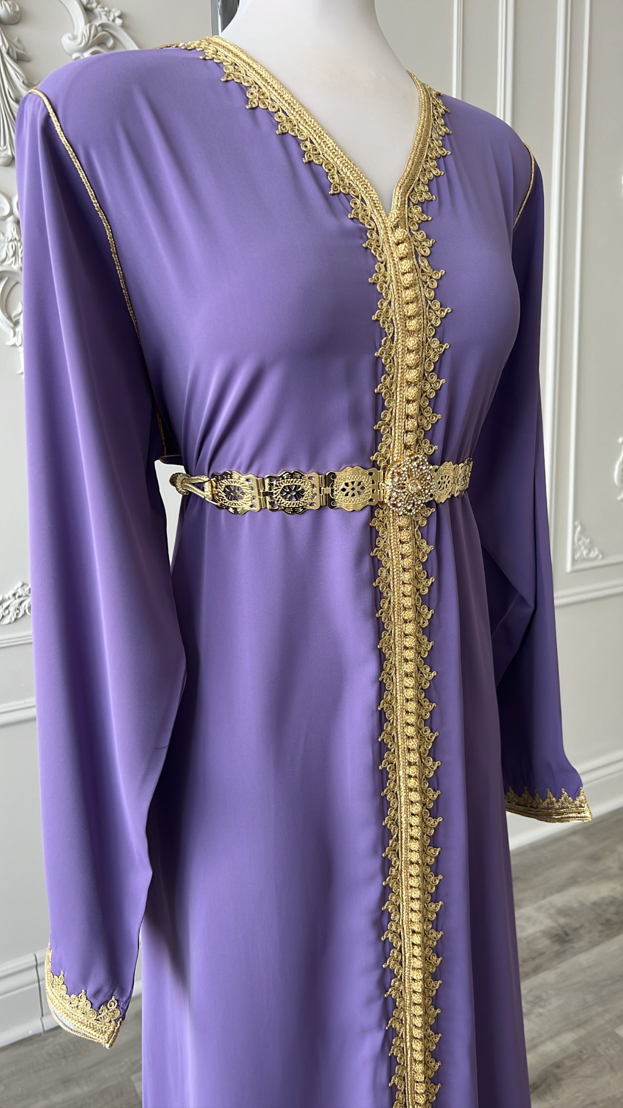 CAFTAN NAWAL MAUVE