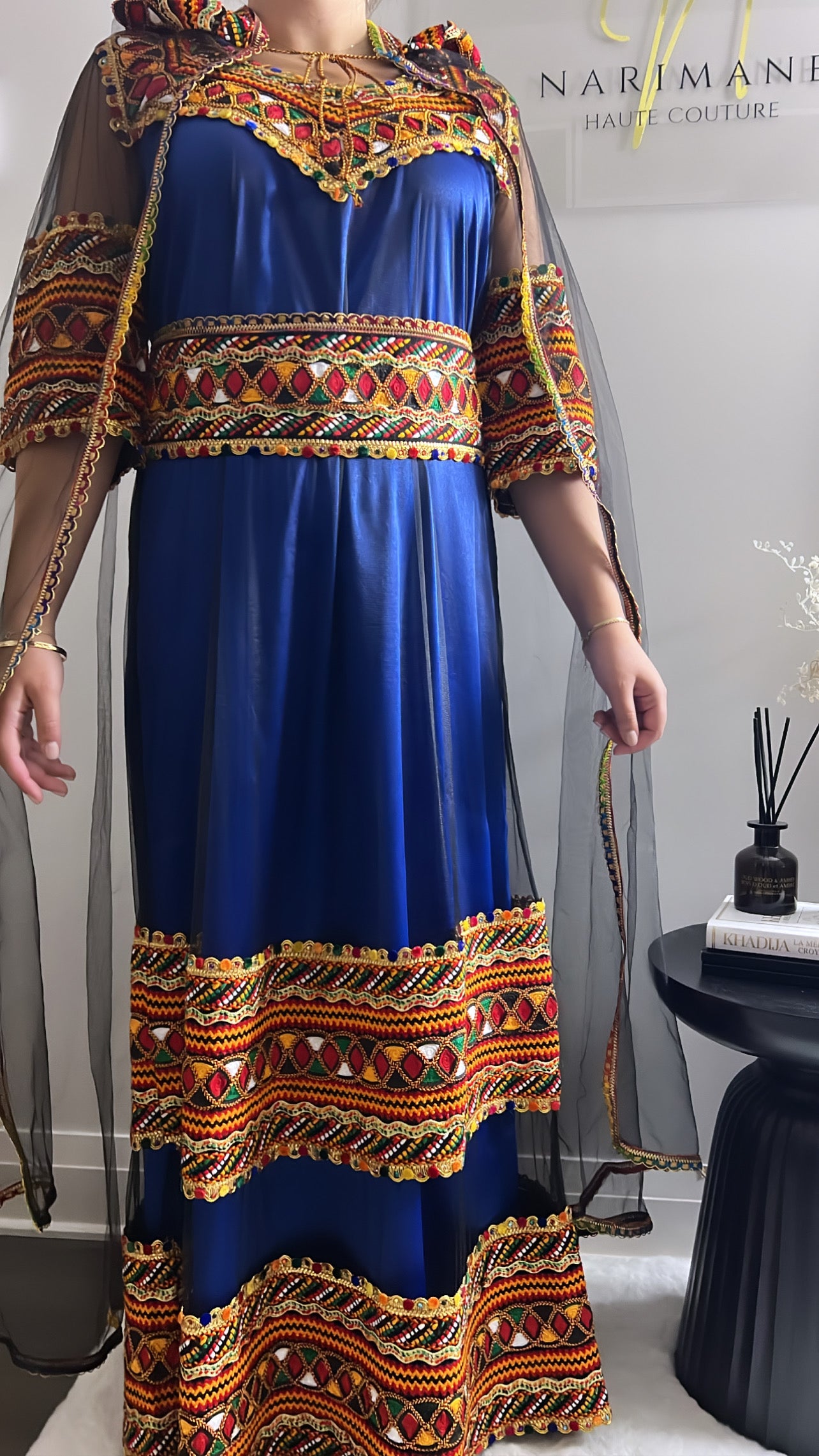 ROBE KABYLE BLEUE 1