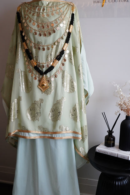 ROBE CHAOUI TURQUOISE