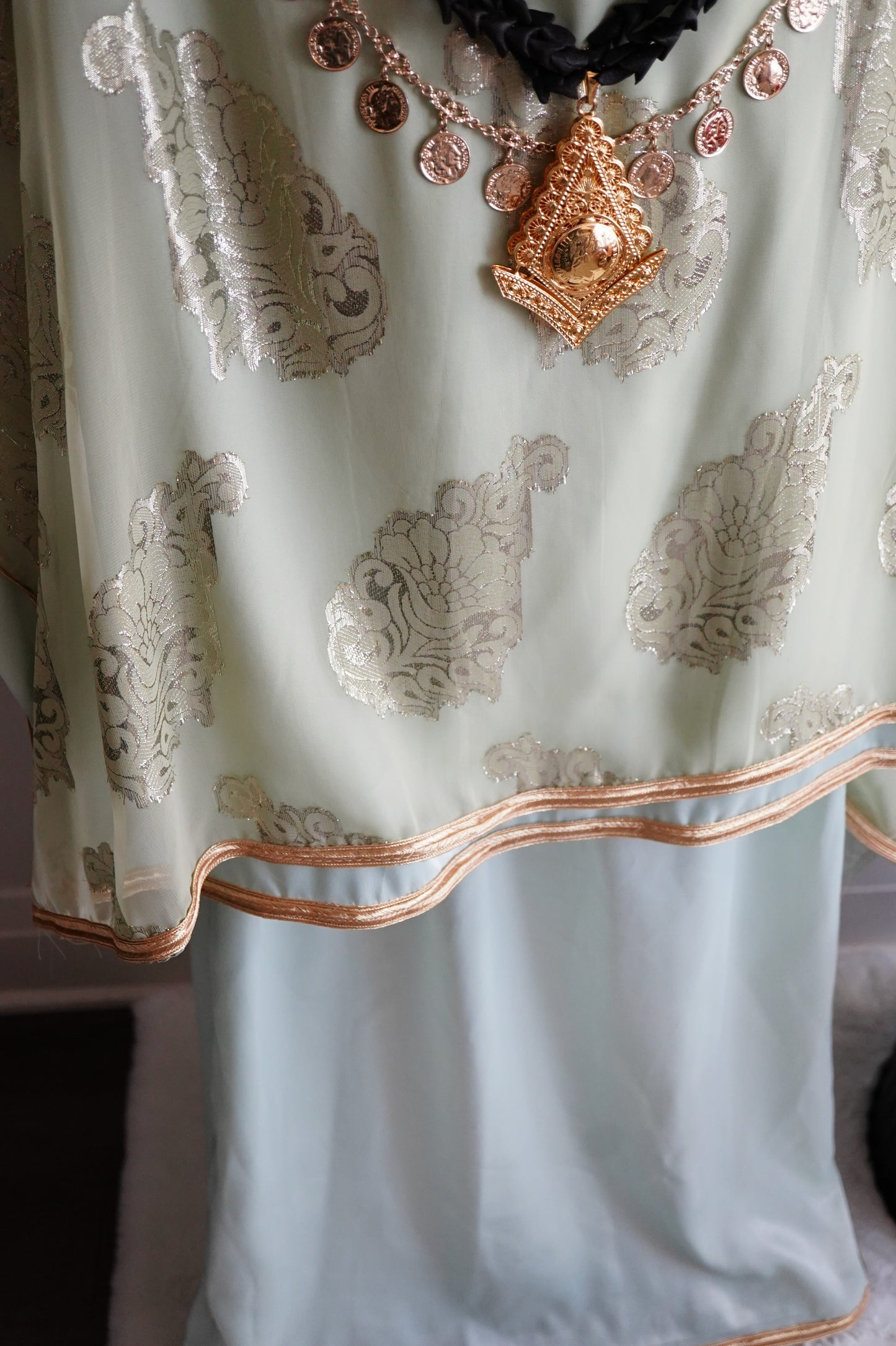 ROBE CHAOUI TURQUOISE