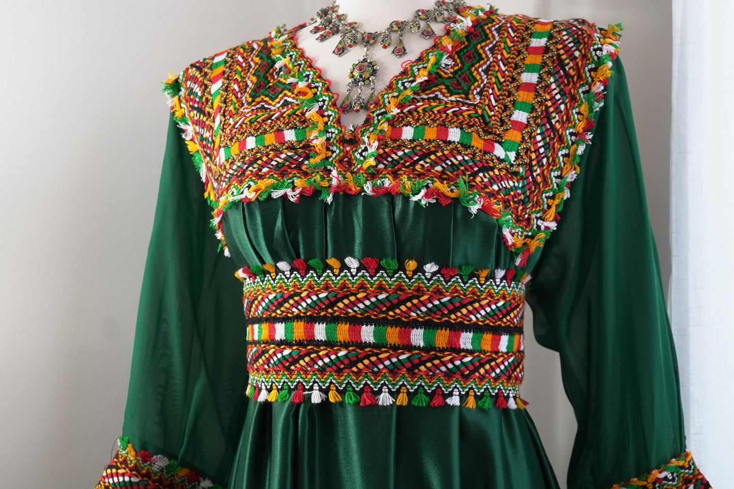 ROBE KABYLE LYDIA VERTE