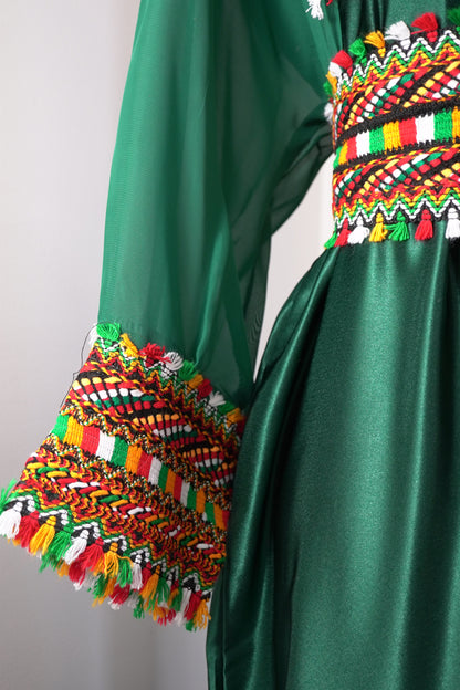 ROBE KABYLE LYDIA VERTE