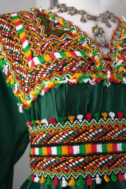 ROBE KABYLE LYDIA VERTE