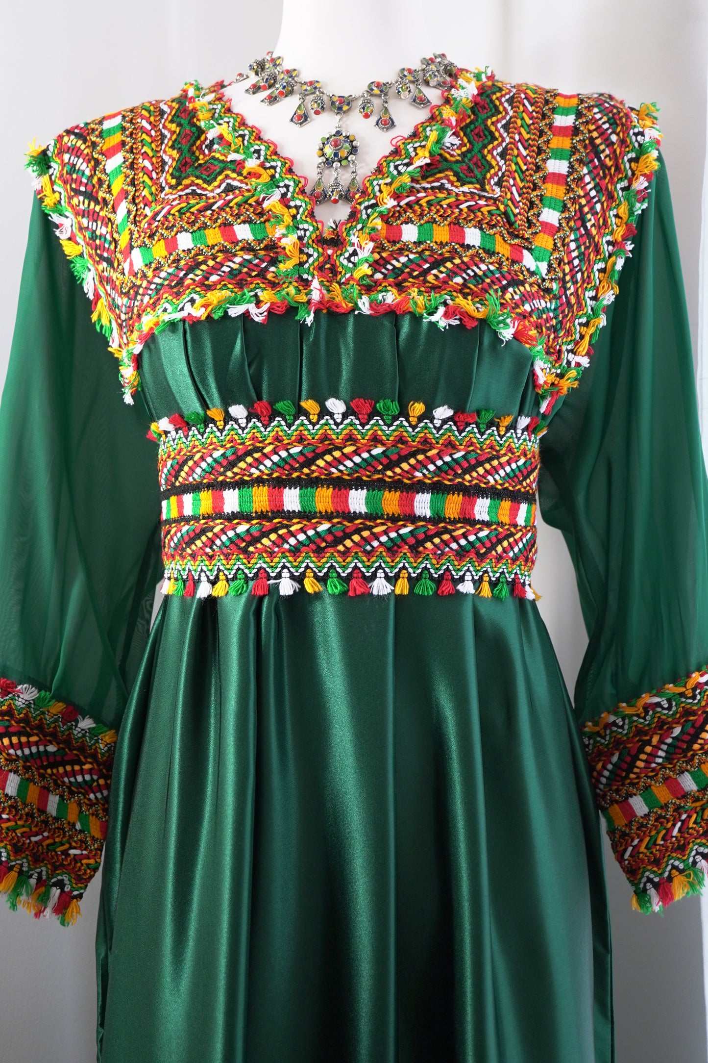 ROBE KABYLE LYDIA VERTE