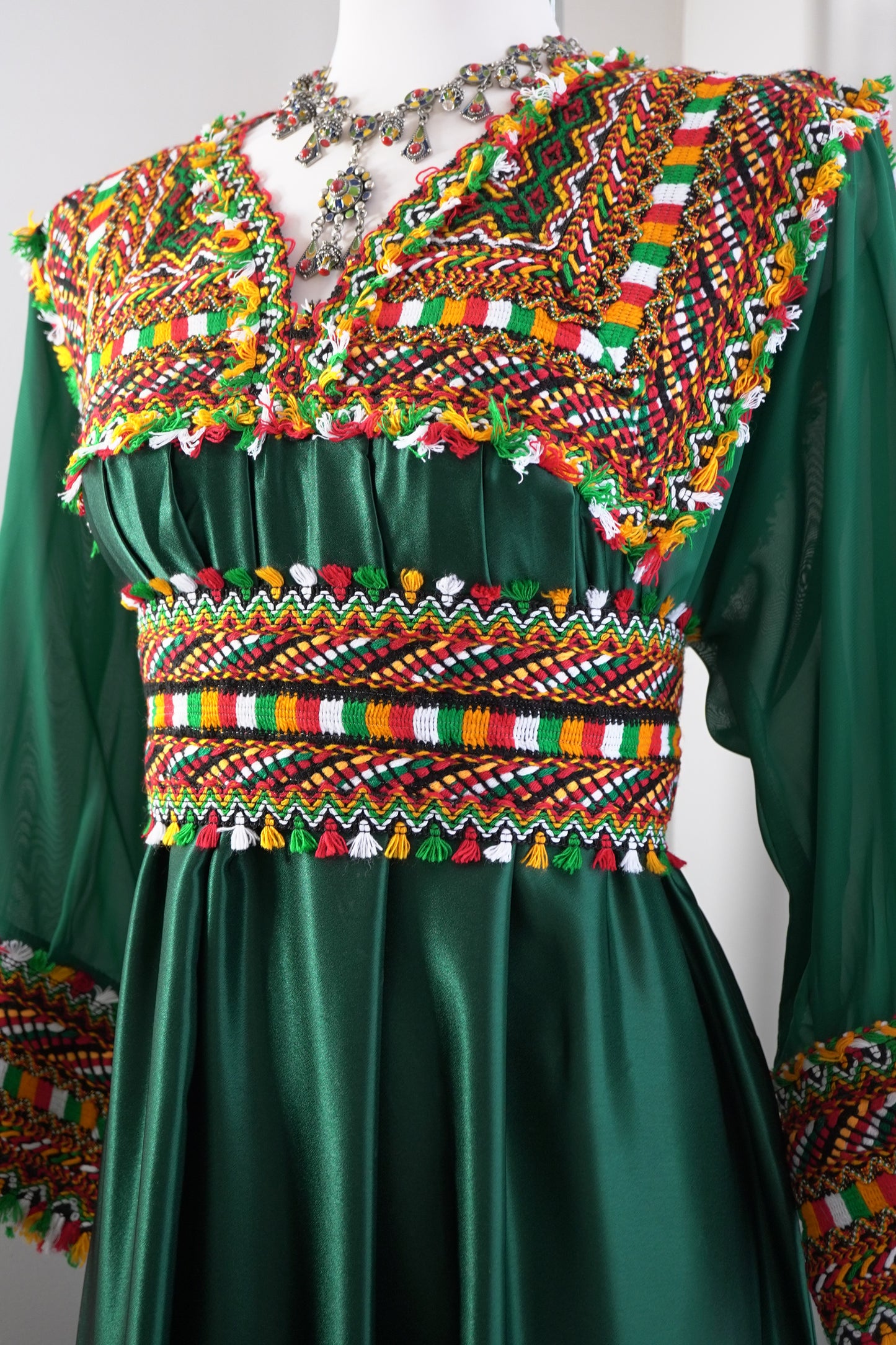 ROBE KABYLE LYDIA VERTE