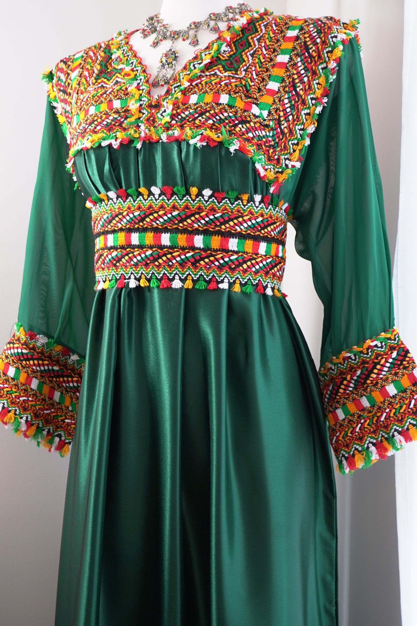 ROBE KABYLE LYDIA VERTE