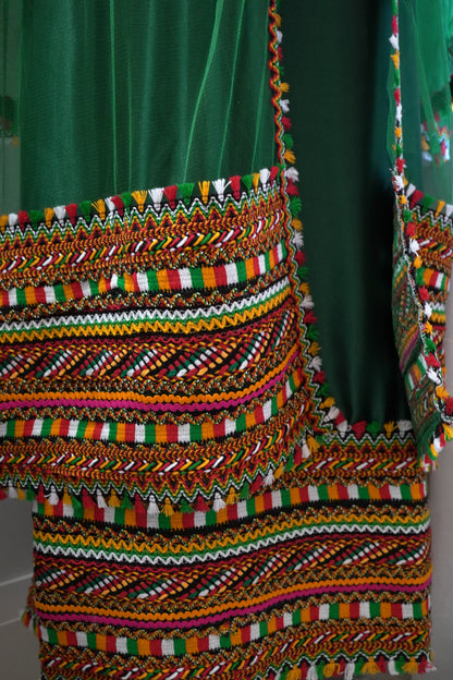 ROBE KABYLE MELISSA VERTE