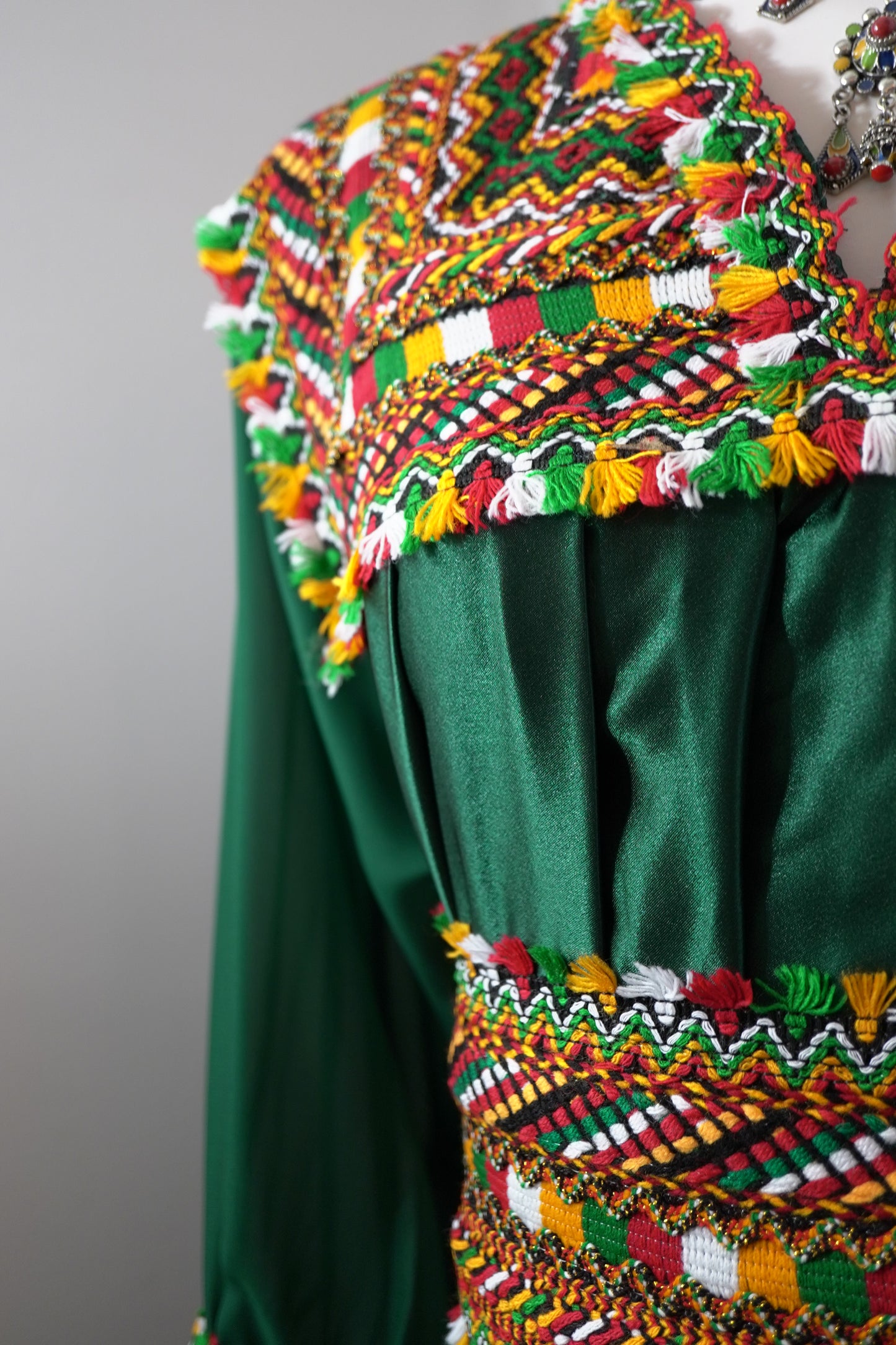 ROBE KABYLE MELISSA VERTE