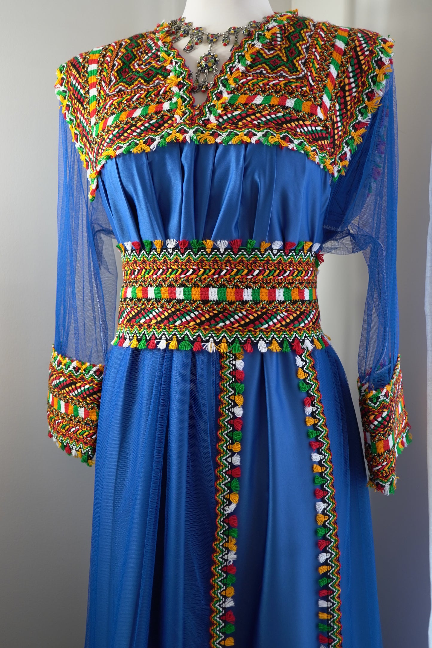 ROBE KABYLE MELISSA BLEUE