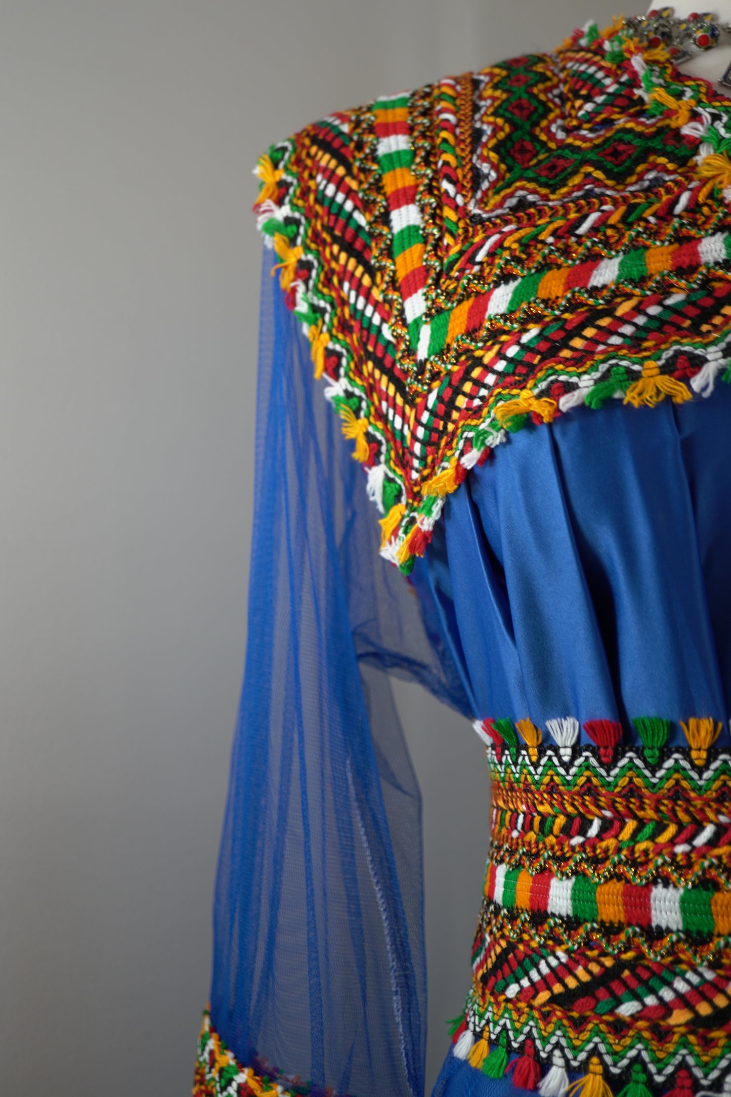 ROBE KABYLE MELISSA BLEUE