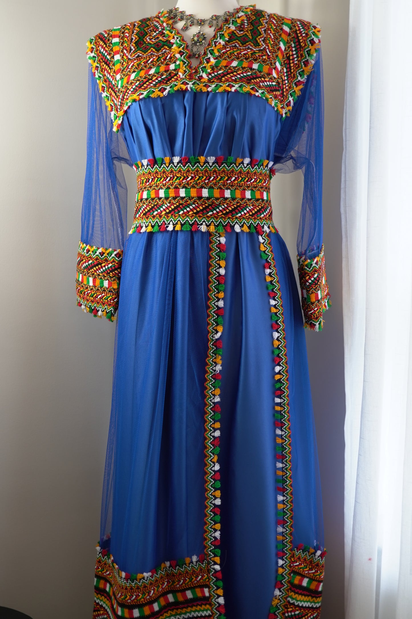 ROBE KABYLE MELISSA BLEUE