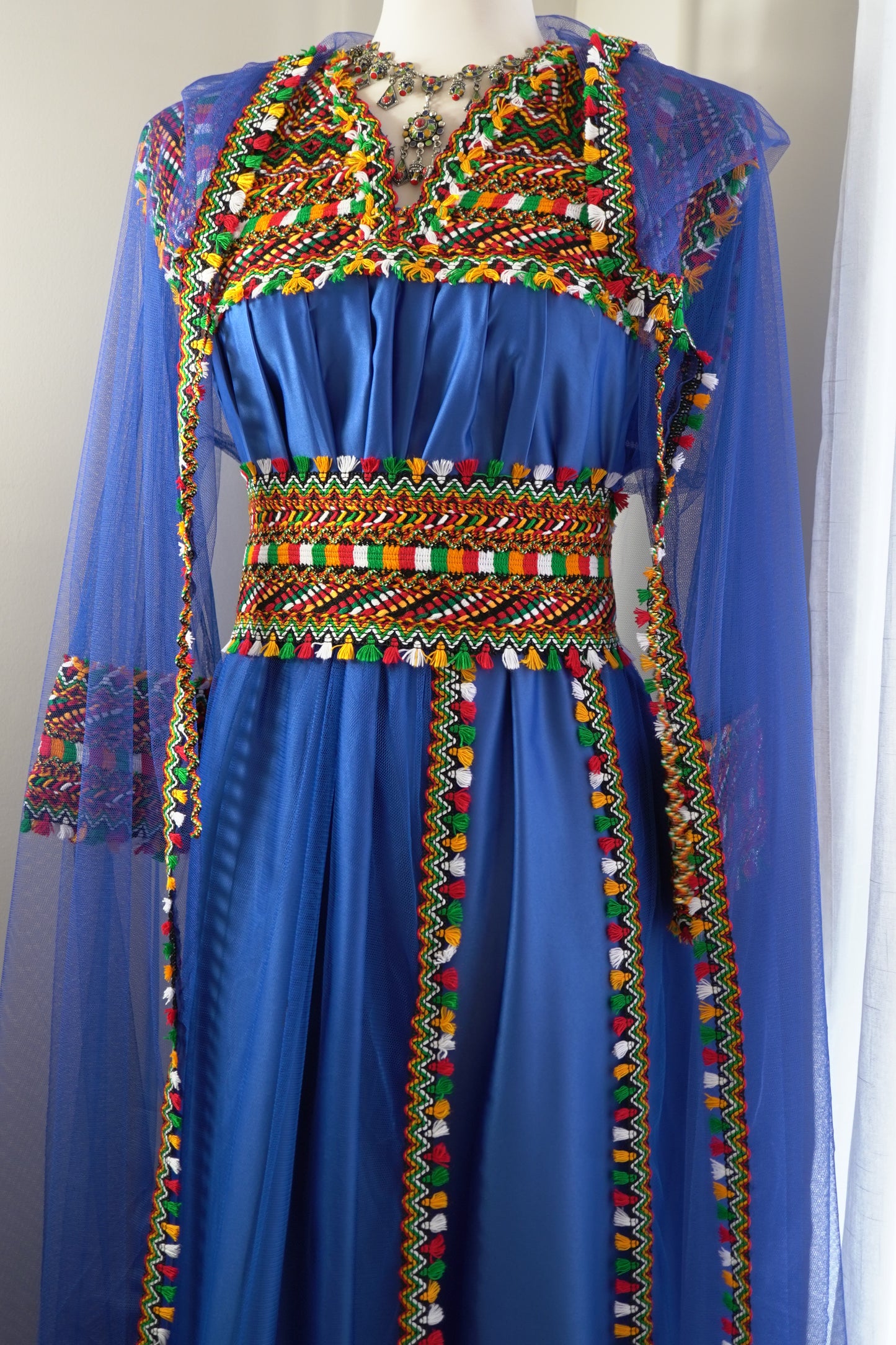 ROBE KABYLE MELISSA BLEUE