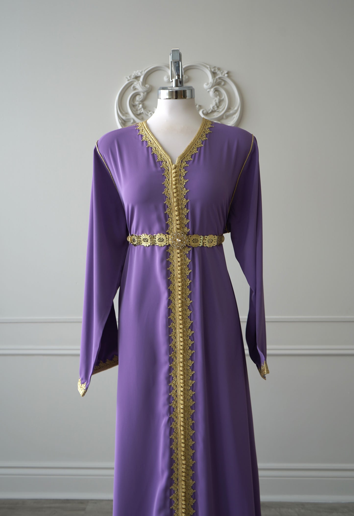 CAFTAN NAWAL MAUVE