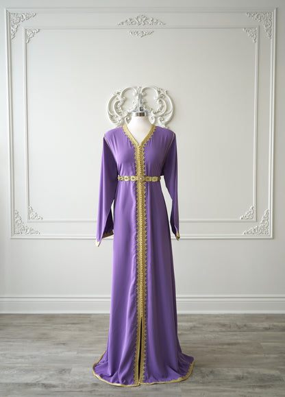 CAFTAN NAWAL MAUVE